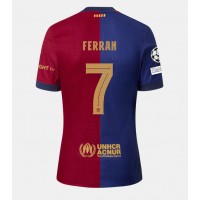 Camisa de Futebol Barcelona Ferran Torres #7 Equipamento Principal 2024-25 Manga Curta